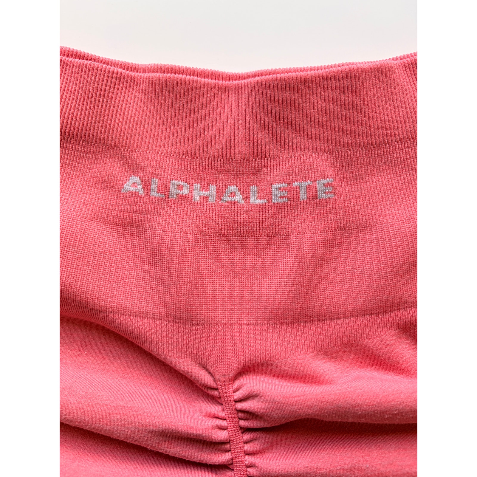Alphalete Coral Workout Biker Shorts — image 3 of 6